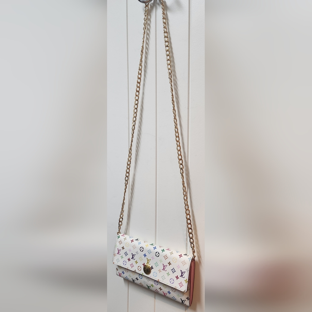 LOUIS VUITTON LV Mulicolor Takashi Murakami Sarah Portefeiulle Wallet - Picture 8 of 16